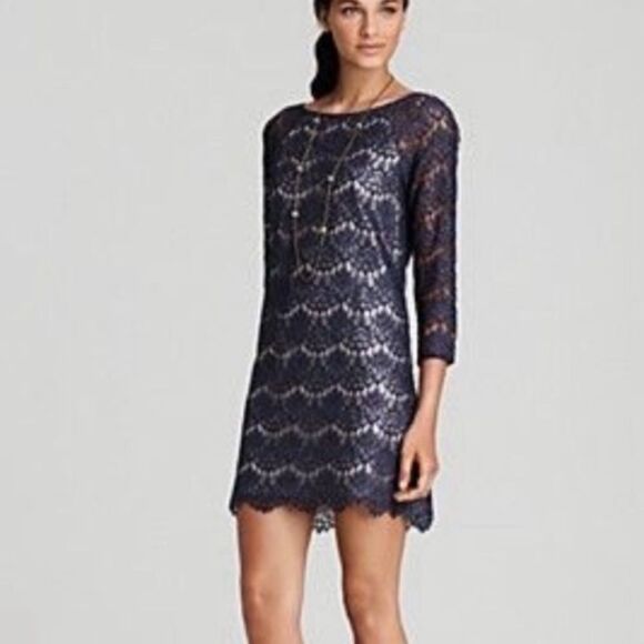 TIBI Babbet Lace Shift Dress - Picture 10 of 11